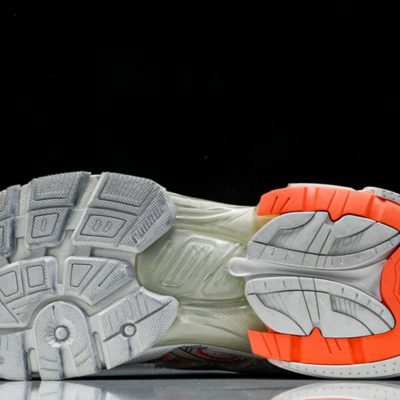 Runner Sneaker 'Eggshell Neon Orange' Deschea Runner Sneaker Eggshell Neon Orange 2.jpg