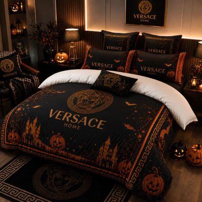 Versace Halloween Luxury Bedding Set V10