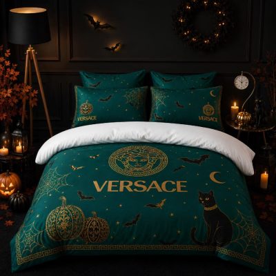 Versace Halloween Luxury Bedding Set V11