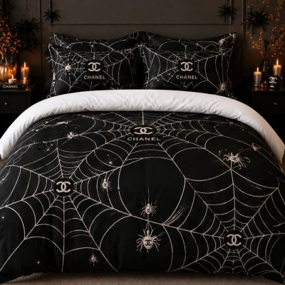 Chanel Halloween Luxury Bedding Set V21