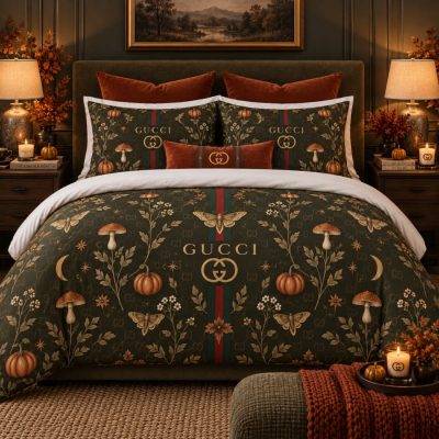 Gucci Halloween Luxury Bedding Set V11