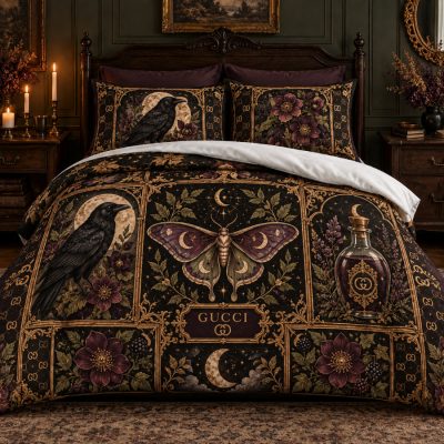 Gucci Halloween Luxury Bedding Set V16
