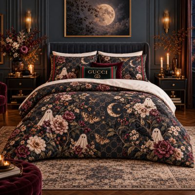 Gucci Halloween Luxury Bedding Set V17