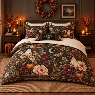 Gucci Halloween Luxury Bedding Set V18