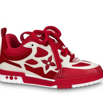 Louis Vuittоп 𝓛𝓥 Skate Sneaker Red White