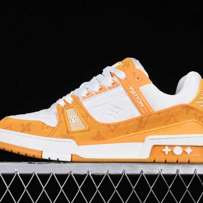 Louis Vuittоп Trainer Monogram Denim White Yellow