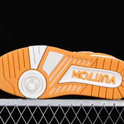 Louis Vuitton Trainer Monogram Denim White Yellow 3.jpg