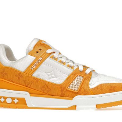 Louis Vuittоп Trainer Monogram Denim White Yellow
