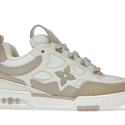 Louis Vuittоп 𝓛𝓥 Skate Sneaker Beige White