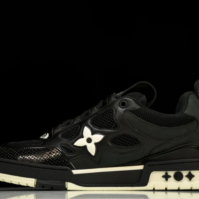 Louis Vuittоп 𝓛𝓥 Skate Sneaker Black White