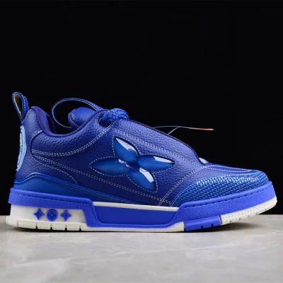 Louis Vuittоп 𝓛𝓥 Skate Sneaker Blue Deschea Louis Vuittоп LV Skate Sneaker Blue 2.webp