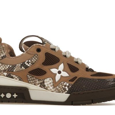 Louis Vuittоп Skate Sneaker Brown Snakeskin