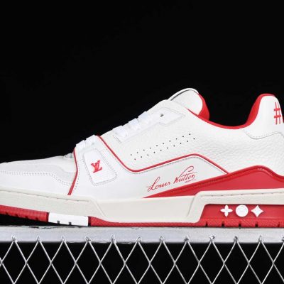 Louis Vuittоп Trainer #54 Signature White Red