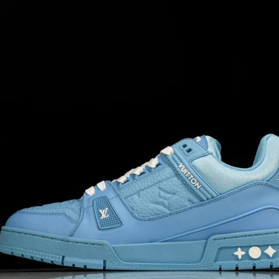 Louis Vuittоп Trainer Blue Embossed Monogram