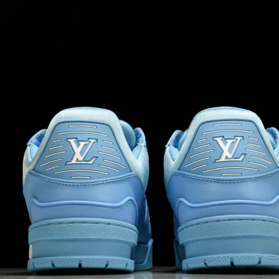 Louis Vuittоп Trainer Blue Embossed Monogram 4.webp