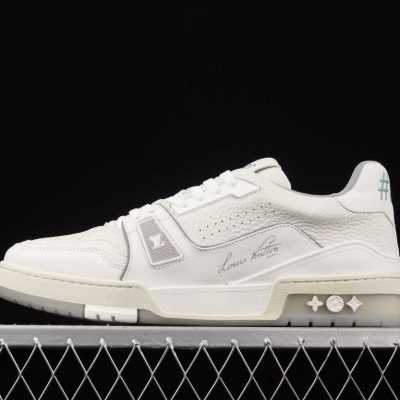 Louis Vuittоп Trainer Low #54 Signature White Grey