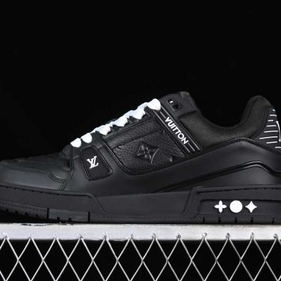 Louis Vuittоп Trainer Low Black Embossed Monogram