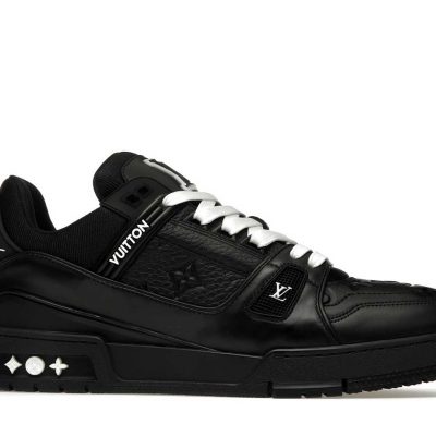 Louis Vuittоп Trainer Low Black Embossed Monogram