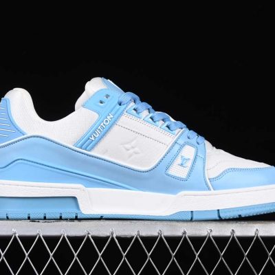 Louis Vuittоп Trainer Low White Blue 2.jpg