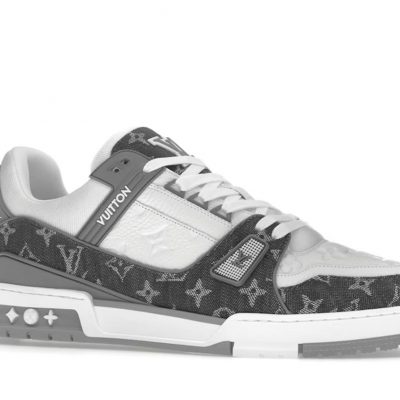 Louis Vuittоп Trainer Monogram Denim Grey White