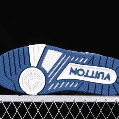 Louis Vuittоп Trainer Monogram Denim White Blue 3.jpg