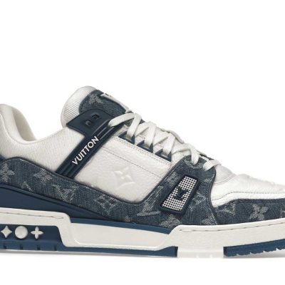 Louis Vuittоп Trainer Monogram Denim White Blue