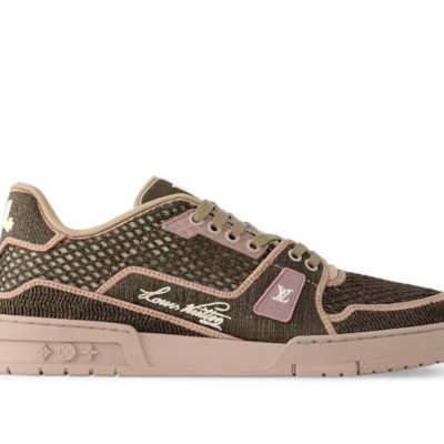 Louis Vuittоп Trainer Monogram Raffia Brown