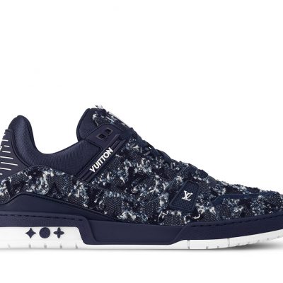 Louis Vuittоп Trainer Monogram Tuffetage Denim Blue