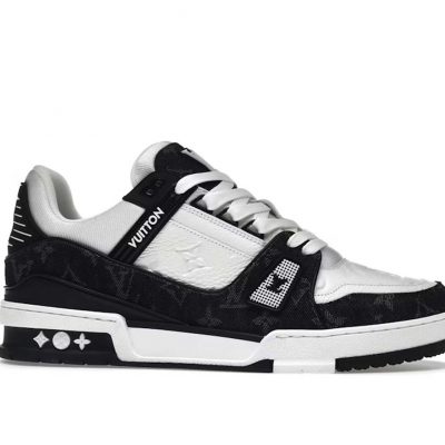 Lv Sneaker Trainer White Black