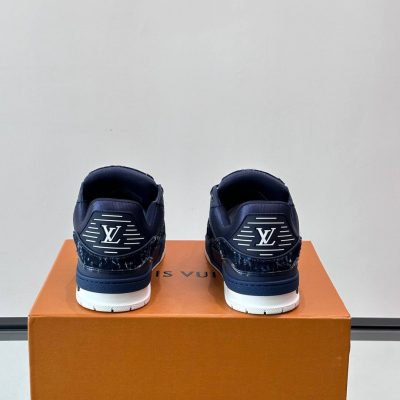 Louis Vuittоп Trainer Monogram Tuffetage Denim Blue