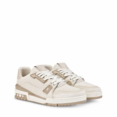 Trainer Sneaker Beige Nanogram denim