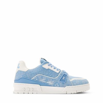 Trainer Sneaker Blue Canvas