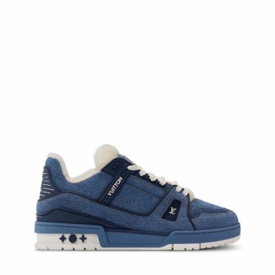 Trainer Sneaker Blue Ski