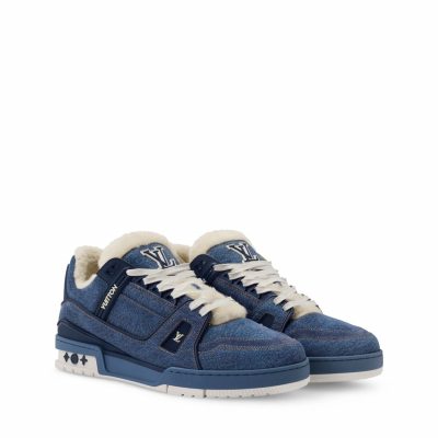 Trainer Sneaker Blue Ski