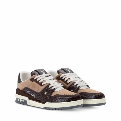 Trainer Sneaker Brown Nubuck calf leather