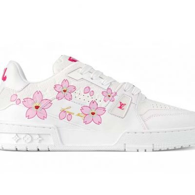 Takashi Murakami LV Trainer Sneaker Cherry Blossom White (Women’s)