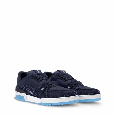 Trainer Sneaker Indigo Blue Monogram Surplus denim