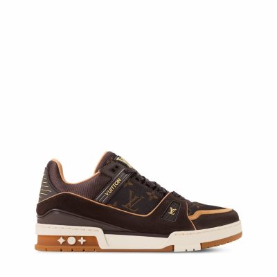Trainer Sneaker Macassar Brown Silk Tech