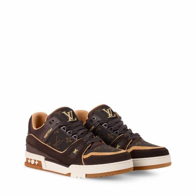 Trainer Sneaker Macassar Brown Silk Tech