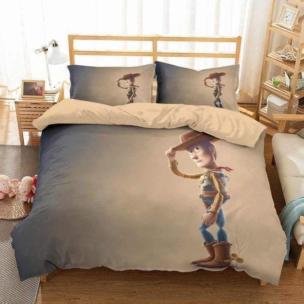 3d Woody Disney Pixar Toy Story Bedding Set Duvet Cover  Pillow Cases