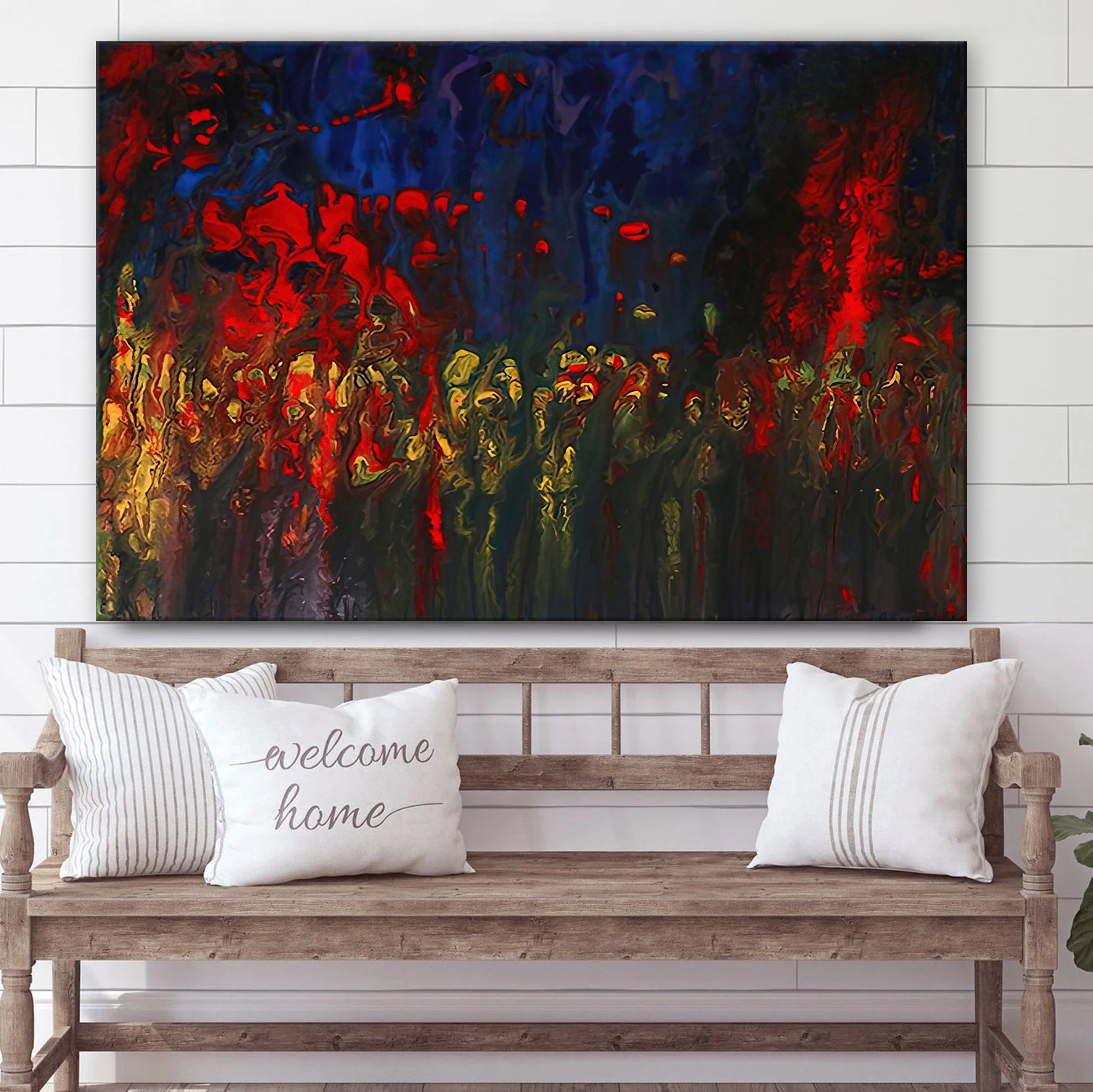 Abstract Mixed Media Art Painting Wall Art Decor – Canvas Wall Decor – Home Decor Living Room