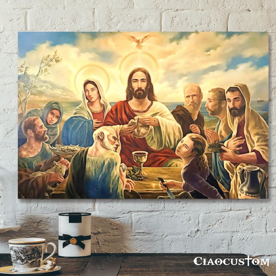 Agape in Mare Tiberiadis Posters Canvas – Jesus Canvas Art