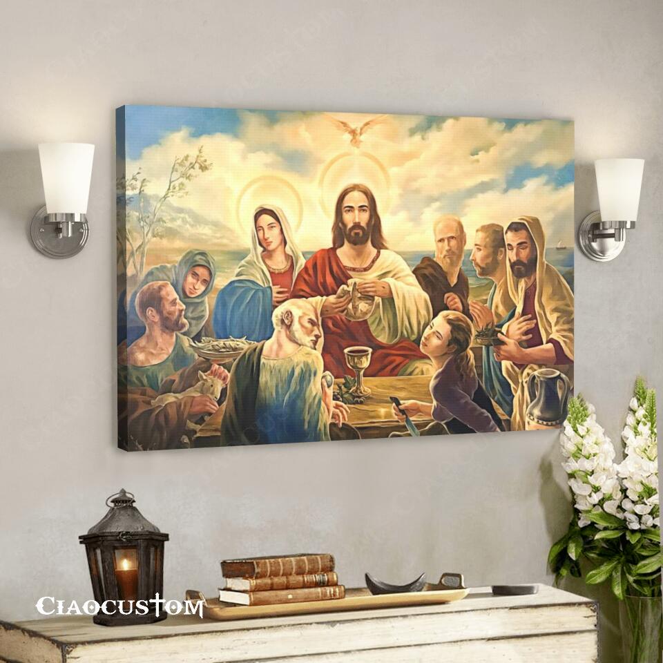 Agape in Mare Tiberiadis Posters Canvas – Jesus Canvas Art