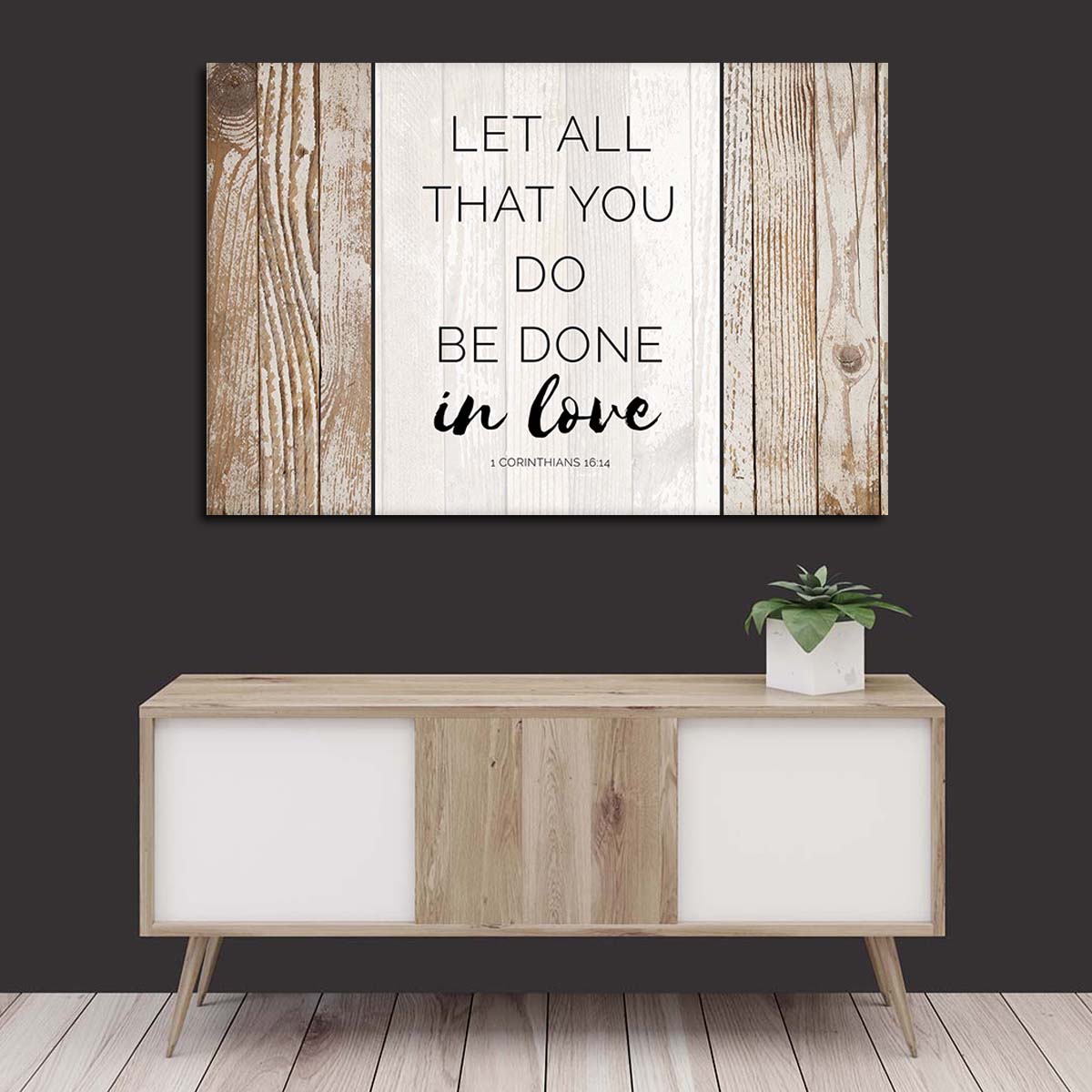 Bible Verse Canvas Wall Art – Christian Canvas Wall Art – Religious Wall Art Canvas