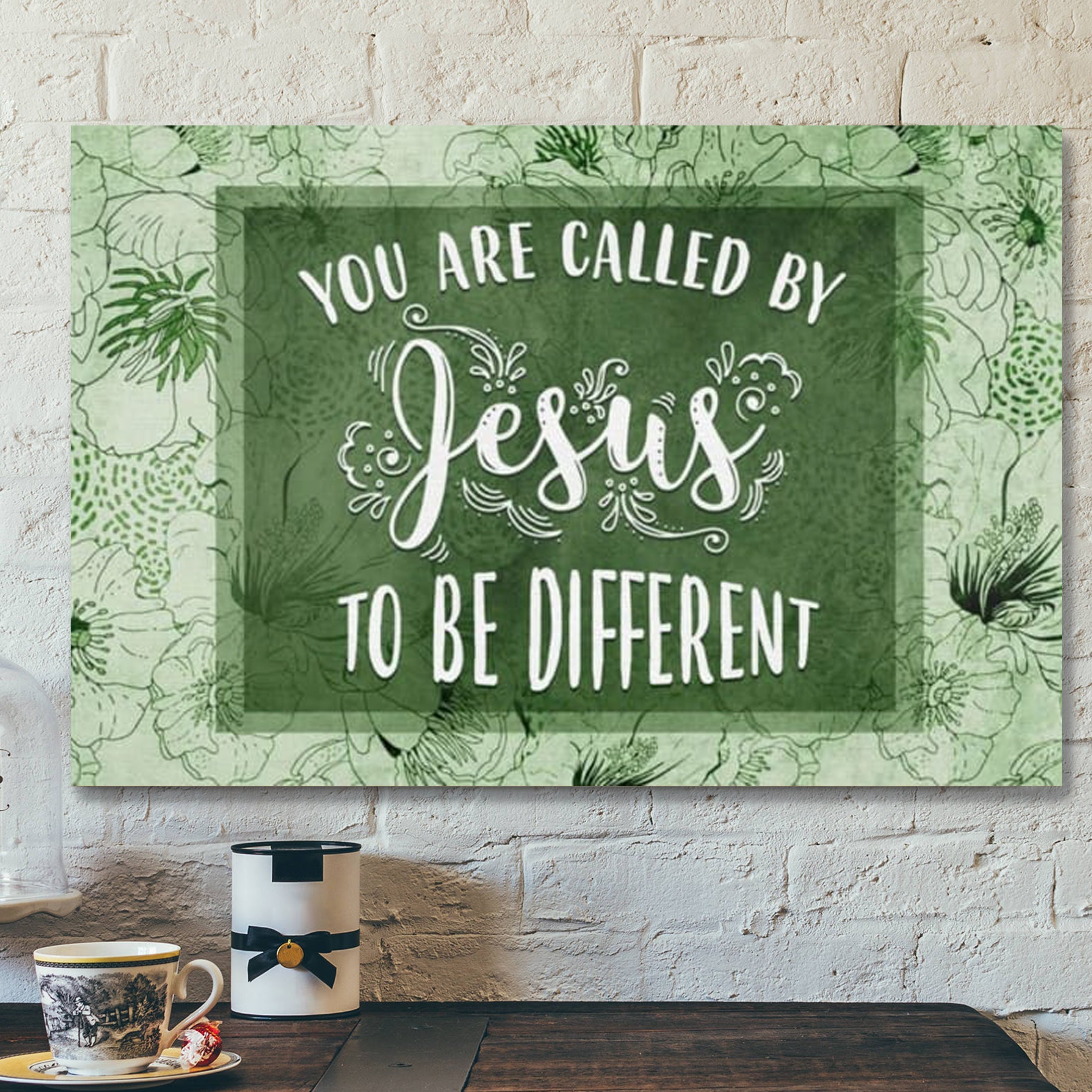 Bible Verse Canvas – You Are Called By Jesus To Be Different Canvas Print – Scripture Canvas Wall Art