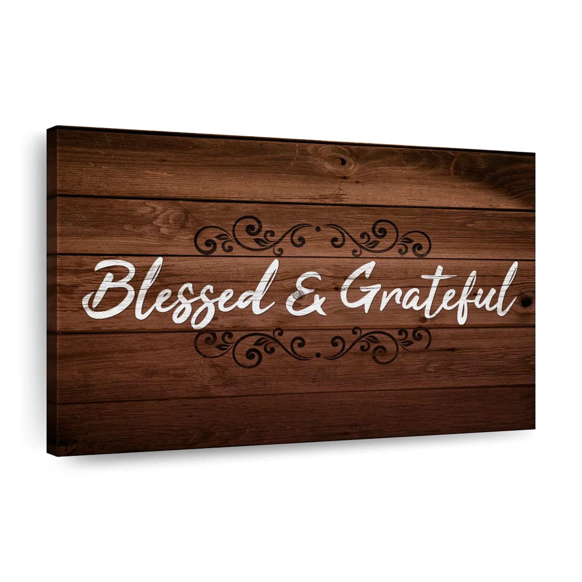 Blessed And Grateful II Canvas Wall Art – Christian Canvas Wall Art – Religious Wall Art Canvas