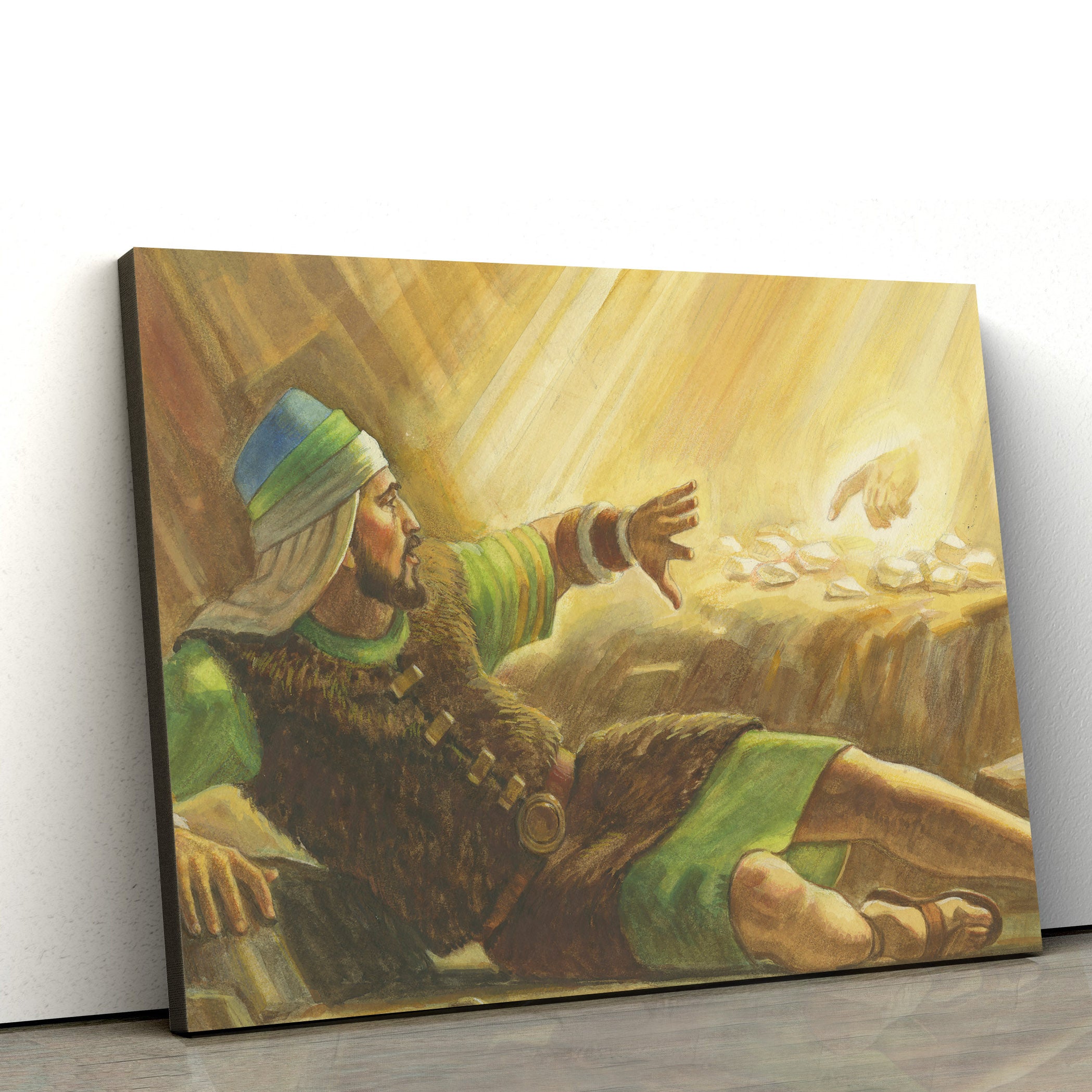 Brother Of Jared Sees The Finger Of The Lord Canvas Wall Art – Christian Canvas Pictures – Religious Canvas Wall Art