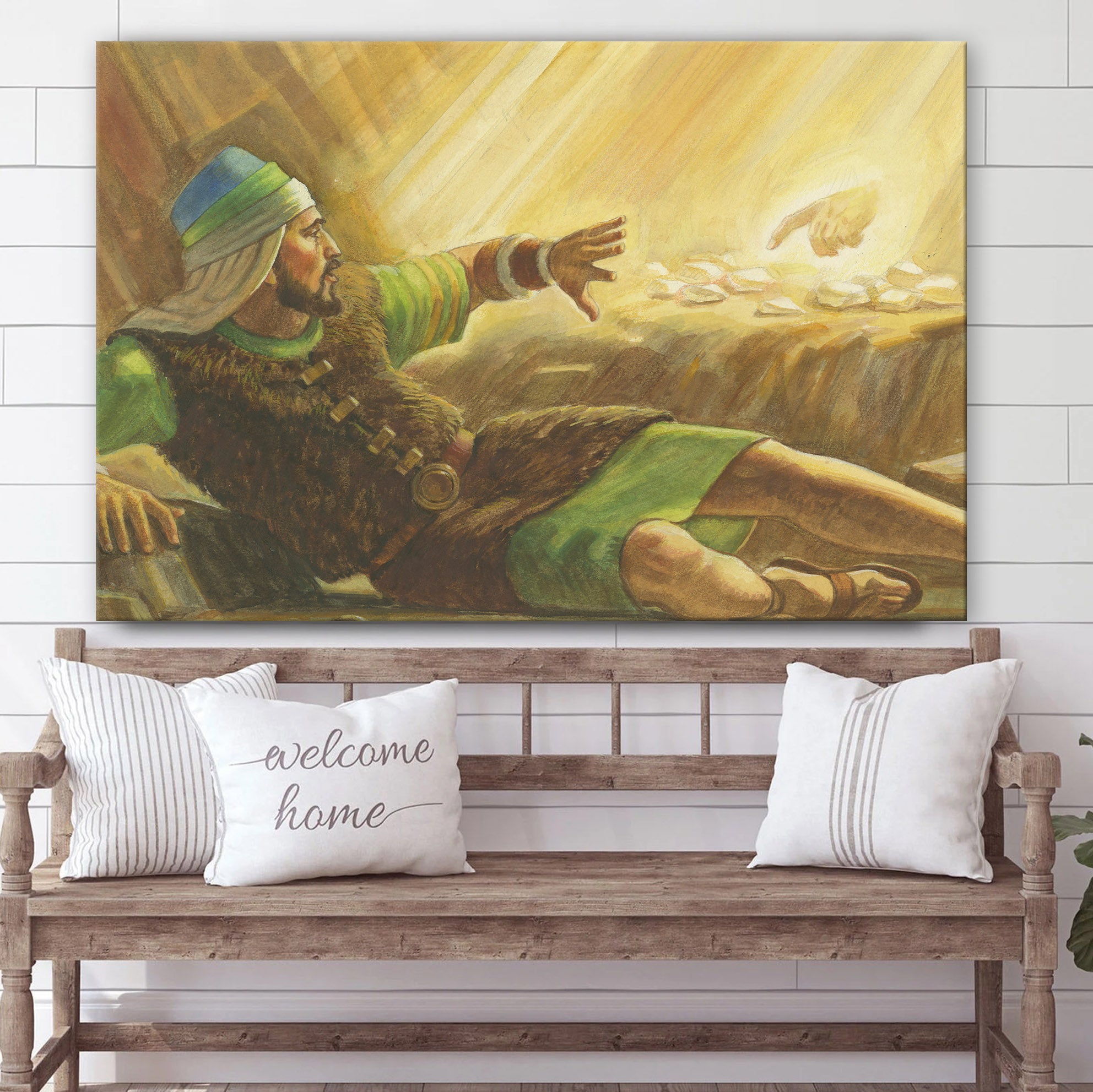 Brother Of Jared Sees The Finger Of The Lord Canvas Wall Art – Christian Canvas Pictures – Religious Canvas Wall Art