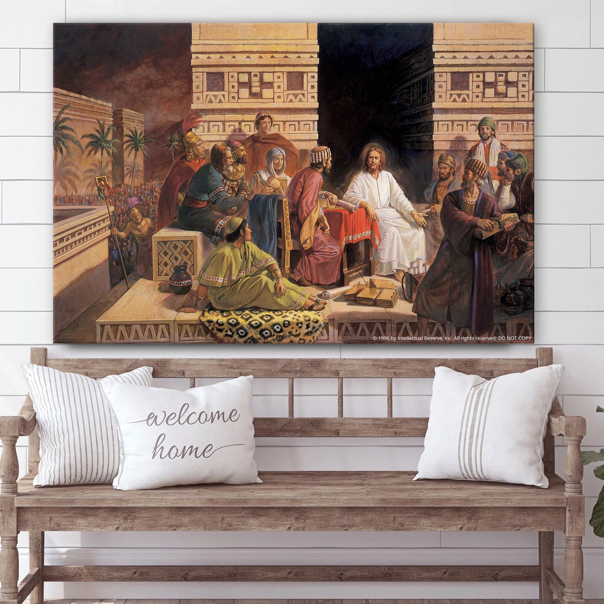 Christ Asks For The Records Canvas Wall Art – Christian Canvas Pictures – Religious Canvas Wall Art