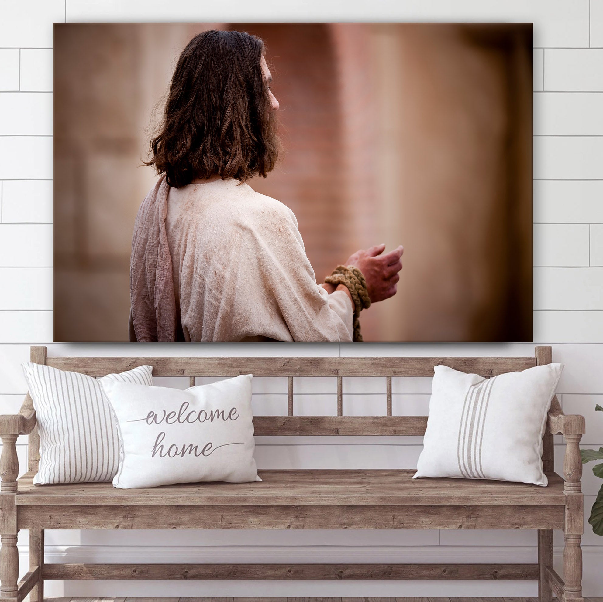 Christ In Captivity Canvas Wall Art – Easter Wall Art – Christian Canvas Wall Art